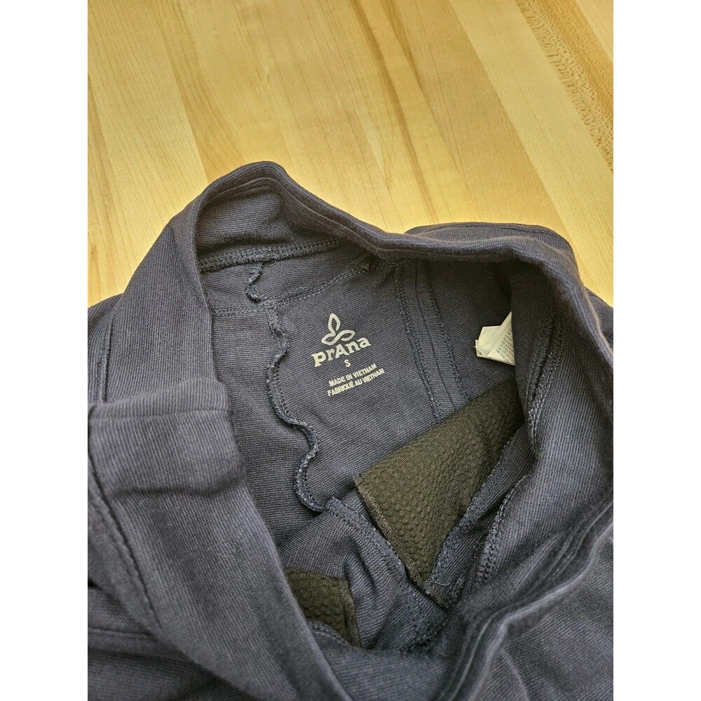 prAna Monte Baldo Leggings Women's Navy Yoga Pants Pockets Performance Small S - Picture 3 of 8
